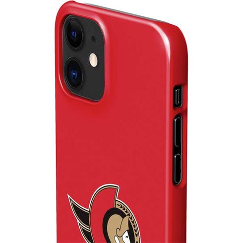 NHL Ottawa Senators Solid Background iPhone 12 Mini Lite Case