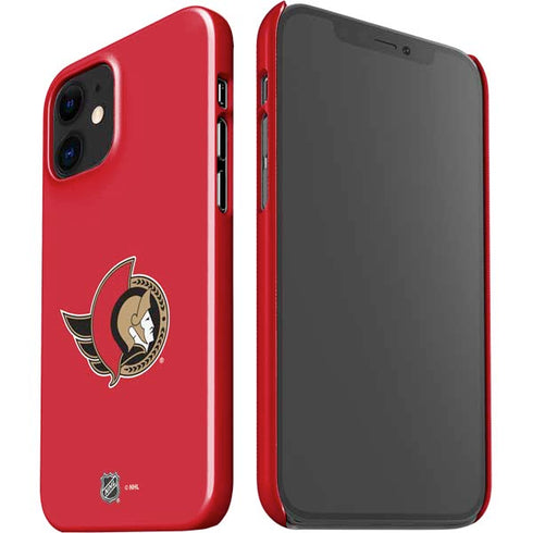 NHL Ottawa Senators Solid Background iPhone 12 Mini Lite Case