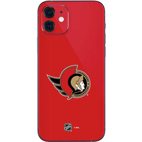 NHL Ottawa Senators Solid Background iPhone 12 Mini Skin