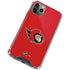 NHL Ottawa Senators Solid Background iPhone 12 Pro Max Clear Case