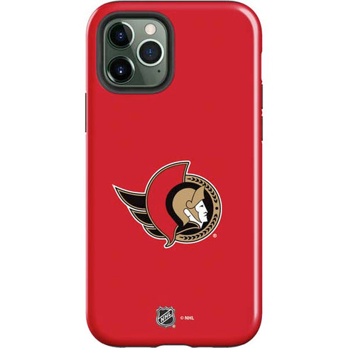 NHL Ottawa Senators Solid Background iPhone 12 Pro Max Impact Case