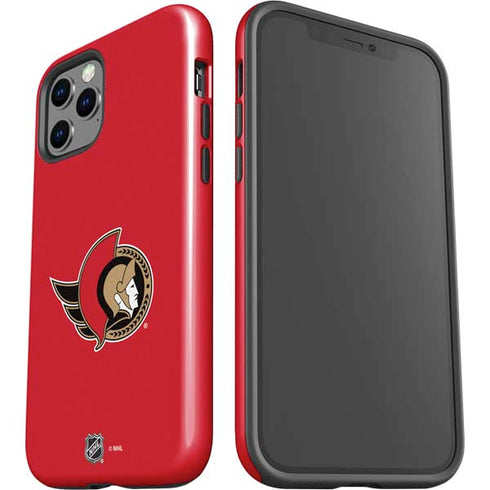 NHL Ottawa Senators Solid Background iPhone 12 Pro Max Impact Case