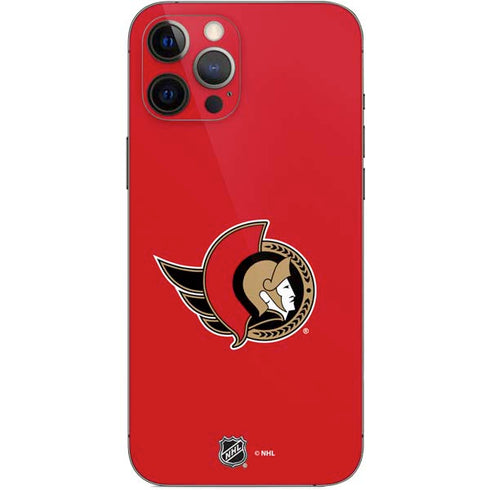 NHL Ottawa Senators Solid Background iPhone 12 Pro Max Skin