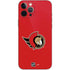 NHL Ottawa Senators Solid Background iPhone 12 Pro Max Skin