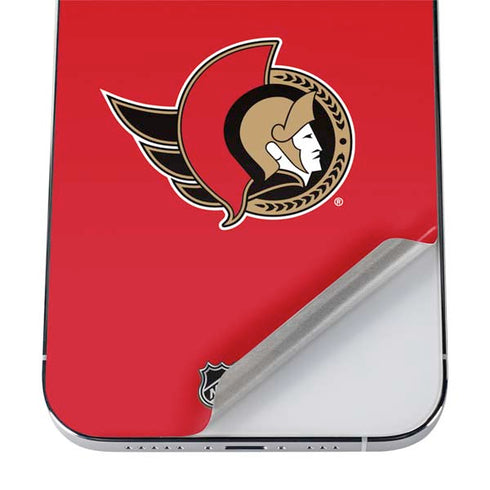 NHL Ottawa Senators Solid Background iPhone 12 Pro Max Skin