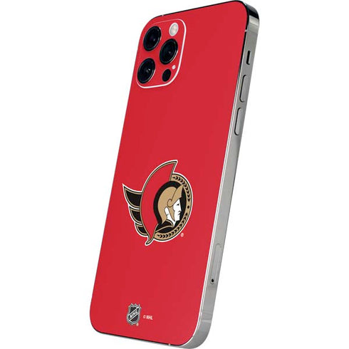 NHL Ottawa Senators Solid Background iPhone 12 Pro Skin