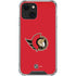 NHL Ottawa Senators Solid Background iPhone 13 Mini Clear Case