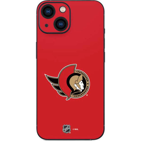 NHL Ottawa Senators Solid Background iPhone 13 Mini Skin