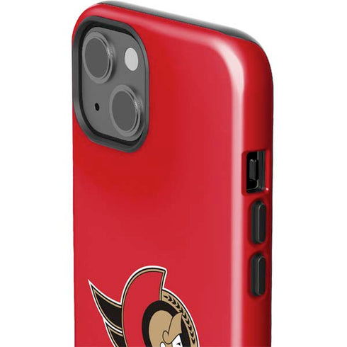 NHL Ottawa Senators Solid Background iPhone 14 Impact Case
