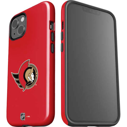 NHL Ottawa Senators Solid Background iPhone 14 Impact Case