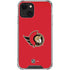 NHL Ottawa Senators Solid Background iPhone 14 Plus Clear Case