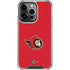 NHL Ottawa Senators Solid Background iPhone 14 Pro Clear Case