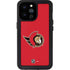 NHL Ottawa Senators Solid Background iPhone 14 Pro Max Waterproof Case
