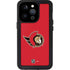 NHL Ottawa Senators Solid Background iPhone 14 Pro Waterproof Case