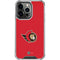 NHL Ottawa Senators Solid Background iPhone 15 Pro Clear Case