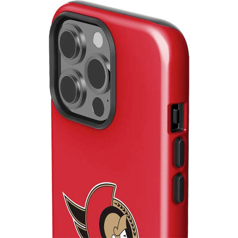 NHL Ottawa Senators Solid Background iPhone 15 Pro Impact Case