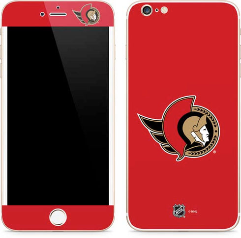 NHL Ottawa Senators Solid Background iPhone 6/6s Plus Skin