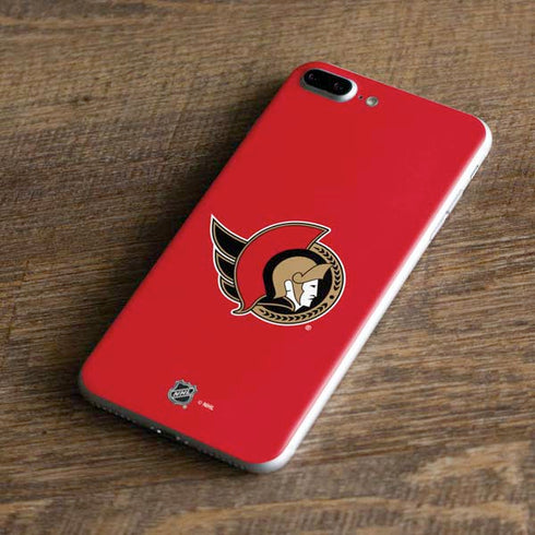 NHL Ottawa Senators Solid Background iPhone 8 Plus Skin