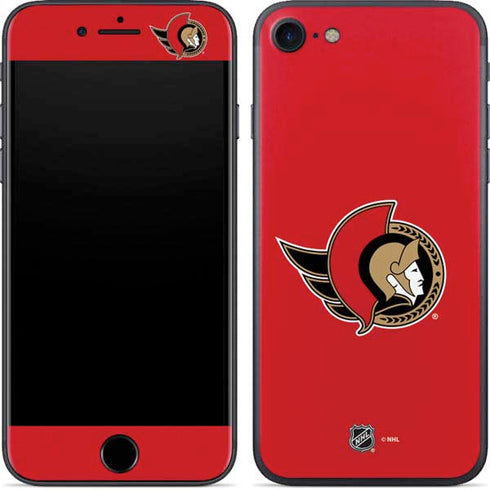 NHL Ottawa Senators Solid Background iPhone 8 Skin