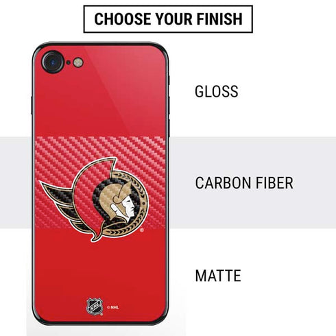 NHL Ottawa Senators Solid Background iPhone SE (2nd & 3rd Gen) Skin