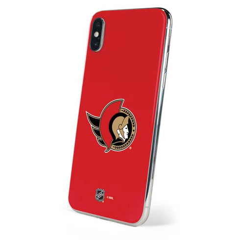 NHL Ottawa Senators Solid Background iPhone X Skin