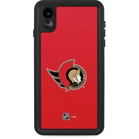 NHL Ottawa Senators Solid Background iPhone XR Waterproof Case