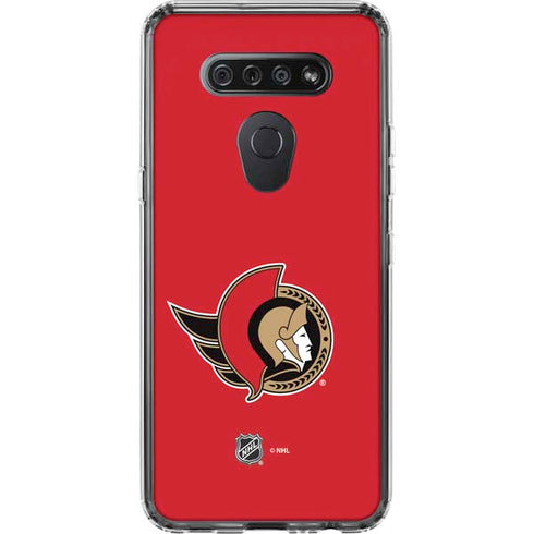 NHL Ottawa Senators Solid Background LG K51/Q51 Clear Case