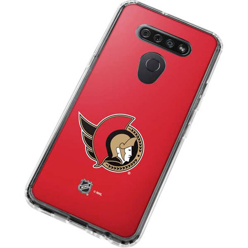 NHL Ottawa Senators Solid Background LG K51/Q51 Clear Case