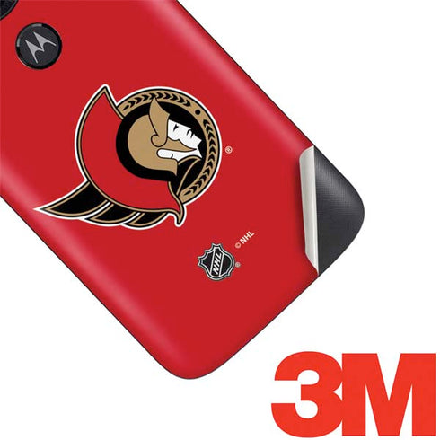 NHL Ottawa Senators Solid Background Moto E5 Play Skin