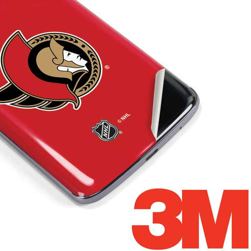 NHL Ottawa Senators Solid Background Moto E5 Plus Skin