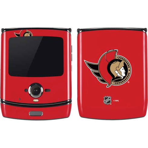 NHL Ottawa Senators Solid Background Motorola RAZR Skin