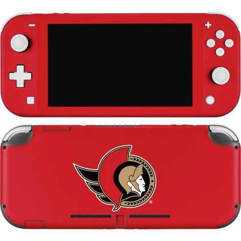 NHL Ottawa Senators Solid Background Nintendo Switch Lite Skin