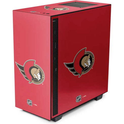 NHL Ottawa Senators Solid Background NZXT H510 Compact ATX Mid-Tower Case Skin
