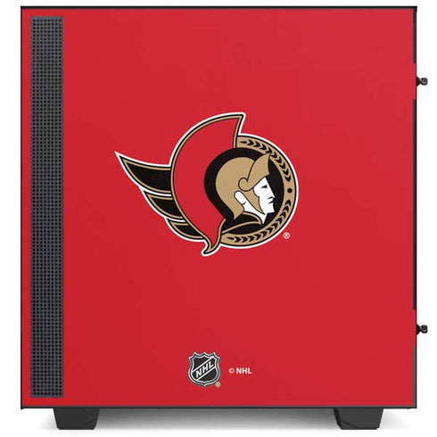 NHL Ottawa Senators Solid Background NZXT H510 Compact ATX Mid-Tower Case Skin
