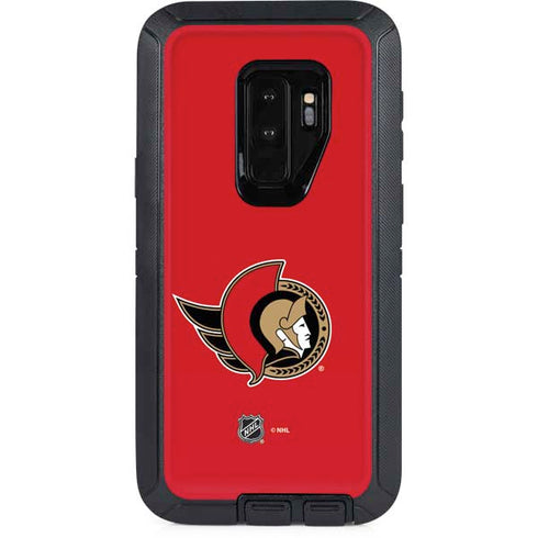 NHL Ottawa Senators Solid Background Otterbox Defender Galaxy Skin