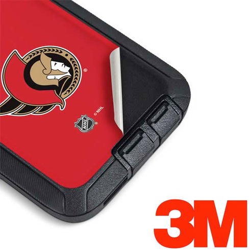 NHL Ottawa Senators Solid Background Otterbox Defender Galaxy Skin