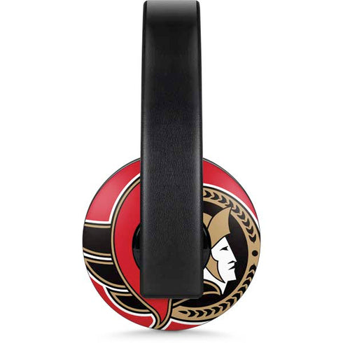 NHL Ottawa Senators Solid Background PlayStation 4 Gold Wireless Headset Skin