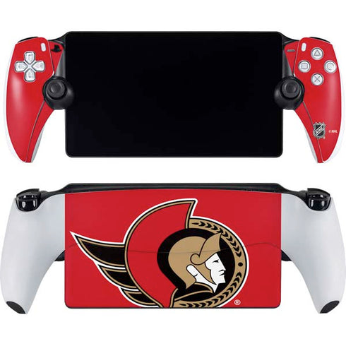 NHL Ottawa Senators Solid Background PlayStation Portal Remote Player Skin