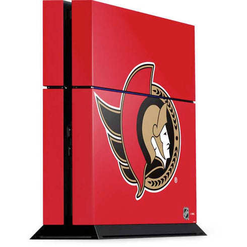 NHL Ottawa Senators Solid Background PS4 Console Skin