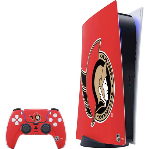 NHL Ottawa Senators Solid Background PS5 Digital Edition Bundle Skin