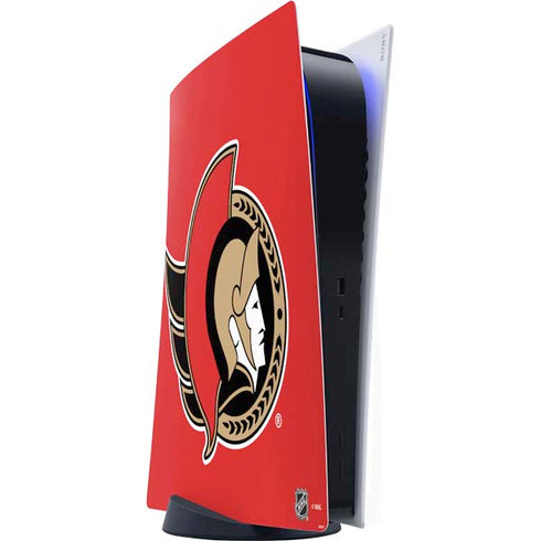 NHL Ottawa Senators Solid Background PS5 Digital Edition Console Skin