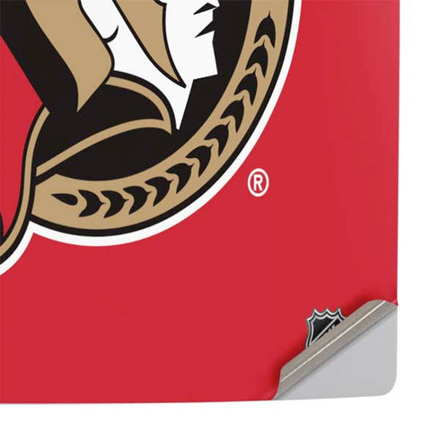 NHL Ottawa Senators Solid Background PS5 Slim Digital Edition Console Skin