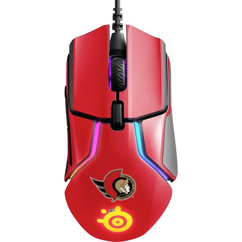 NHL Ottawa Senators Solid Background SteelSeries Rival 600 Gaming Mouse Skin