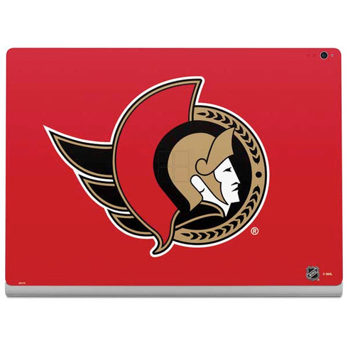 NHL Ottawa Senators Solid Background Surface Book 2 15in Skin