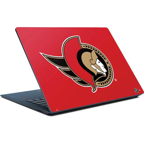 NHL Ottawa Senators Solid Background Surface Laptop Skin