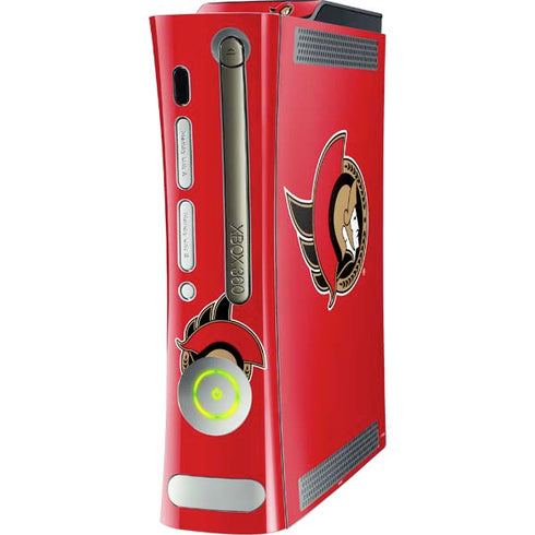 NHL Ottawa Senators Solid Background Xbox 360 (Includes HDD) Skin