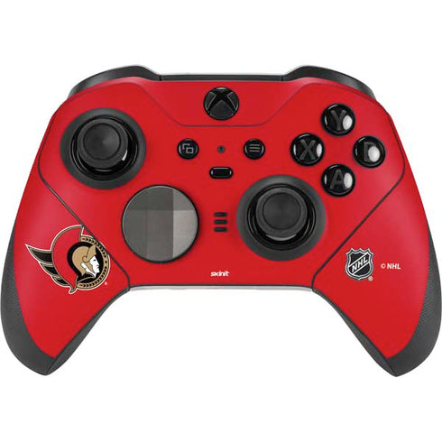 NHL Ottawa Senators Solid Background Xbox Elite Wireless Controller Series 2 Skin