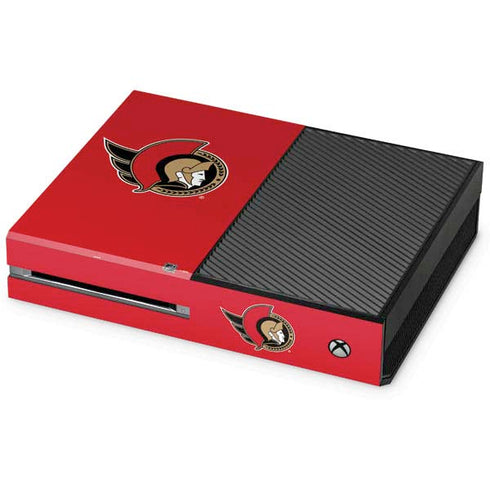 NHL Ottawa Senators Solid Background Xbox One Console Skin