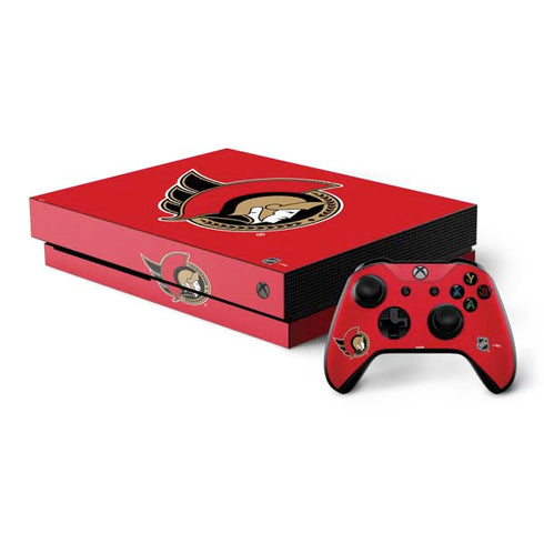 NHL Ottawa Senators Solid Background Xbox One X Bundle Skin