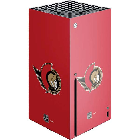 NHL Ottawa Senators Solid Background Xbox Series X Console Skin